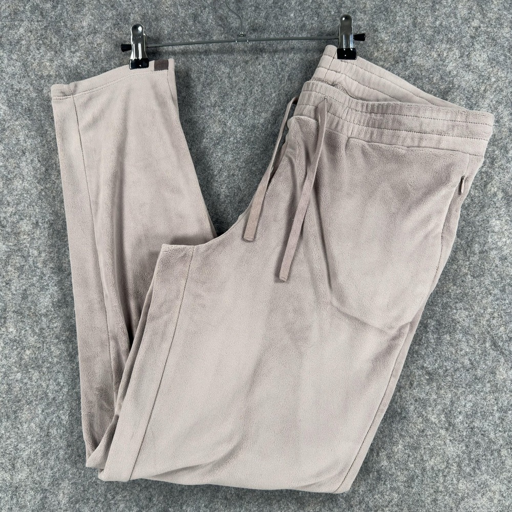 Barefoot Dreams LuxeChic Sweatpants Womens Small Purple Plush Fleece Lounge